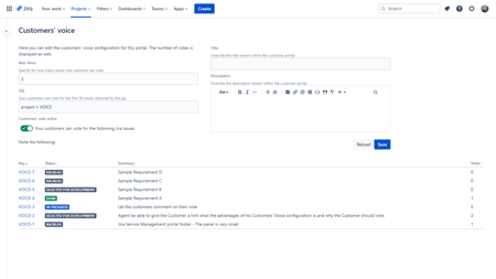 Specify how many votes your customers have. Define which issues your customers can vote.
