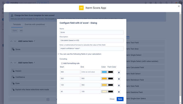 You can change the Score algorithm for your colleagues